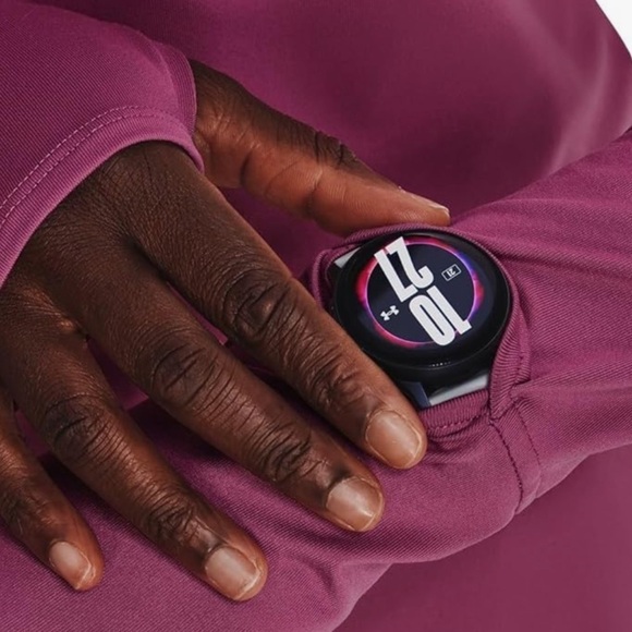 Under Armour Women's Qlifier Run 2 Half Zip Running Pink Jacket L - Picture 3 of 13